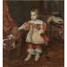 Portrait of Principe Don Felipe Prspero (1657-1661), Son of Philip IV of Spain, Standing in an Interior, his Right Hand Resting on the Back of a Chair on which Sits a Pet